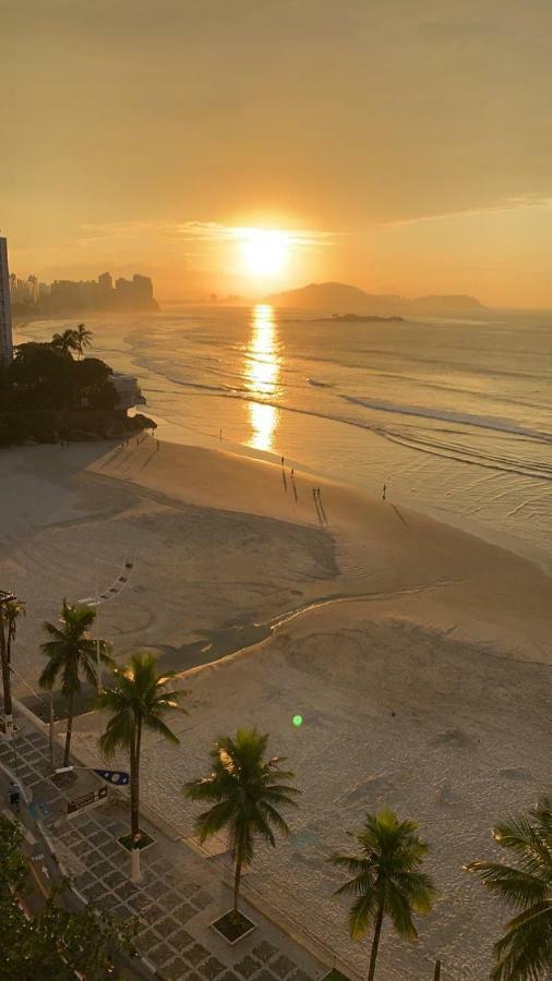 Apto Guaruja De Frente Para O Mar - Praia Asturias Bagian luar foto